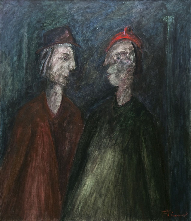 Roddelaars, 2010 Een schilderij van Frans Minnaert